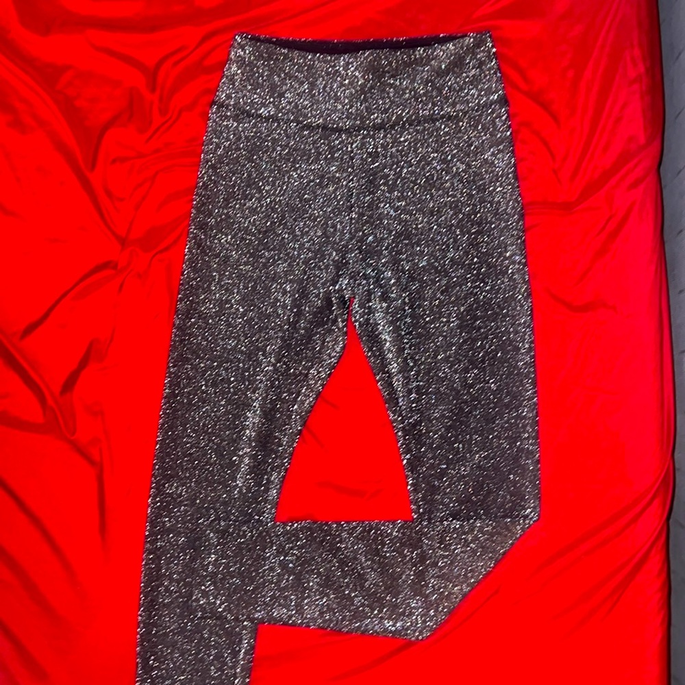 Silver leggings